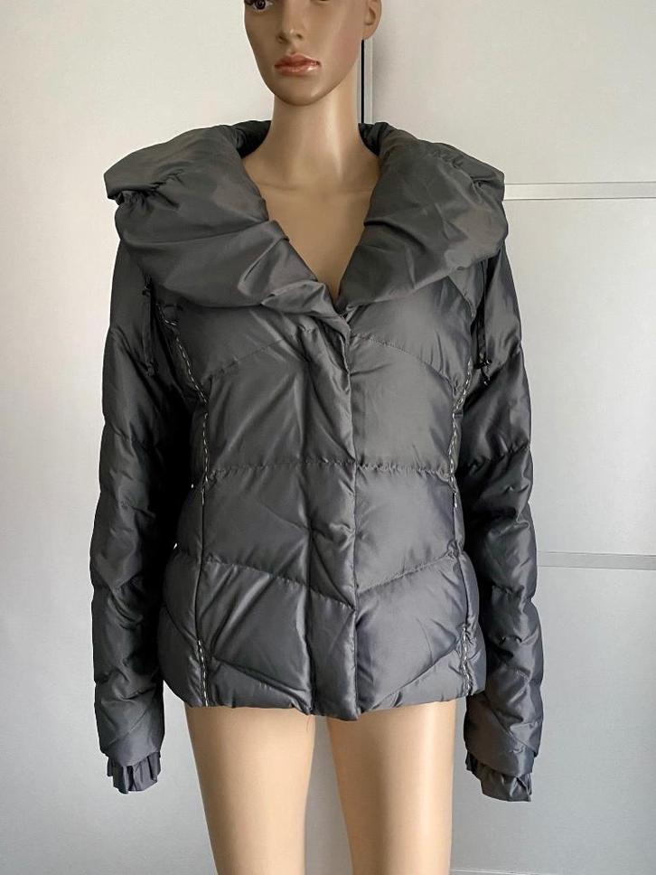 H37 Easy Comfort mt. 42=L donsjas winterjas jas jack grijs, Kleding | Dames, Jassen | Winter, Zo goed als nieuw, Maat 42/44 (L)