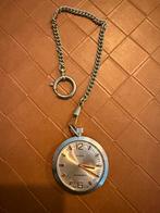 Zakhorloge met ketting merk ruhla 1899, Overige merken, Zakhorloge, Staal, Ophalen of Verzenden