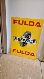 Fulda Service reclamebord jaren 70, Ophalen, Zo goed als nieuw, Reclamebord