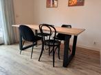 Vier zwarte eettafelstoelen (Loods5), Huis en Inrichting, Stoelen, Ophalen, Gebruikt, Zwart, Vier