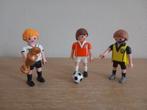 Playmobil voetballers met scheidsrechter, voetbal en beker, Ophalen of Verzenden, Zo goed als nieuw, Complete set
