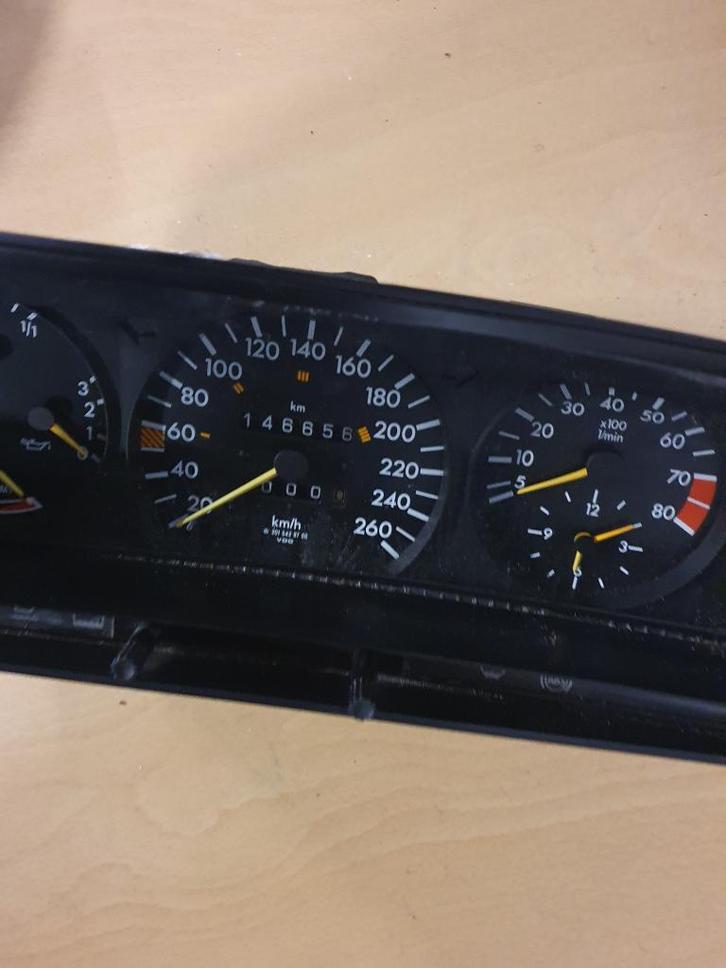 tellerbak / combi instrument Mercedes 190E 2.3-16/2.5 16v, Auto-onderdelen, Transmissie en Toebehoren, Mercedes-Benz, Oldtimer onderdelen