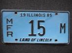 Illinois MFR nummerplaat kentekenplaten nummerplaten, Verzamelen, Overige Verzamelen, Ophalen of Verzenden, Gebruikt