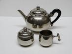 Vintage rvs theeservies theepot setje jaren 50 / 60 ?, Antiek en Kunst, Verzenden