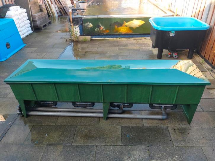 8 kamer filter / meerkamerfilter gevuld  en met deksel, Tuin en Terras, Vijver-toebehoren, Gebruikt, Vijverfilter, Ophalen