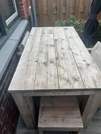 Tuinmeubel set, Tuin en Terras, Tuintafels, Ophalen, Gebruikt, Rechthoekig, Hout