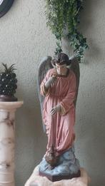 Antiek kerkbeeld engel 80 cm hoog, Antiek en Kunst, Ophalen