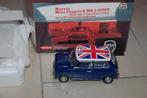 1:18 MINI COOPER S MK1 blue British Kyosho WRH, Verzenden, Zo goed als nieuw, Auto, Kyosho