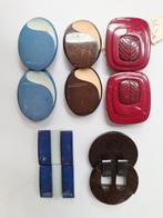 Set van 5, 70 jaren, vintage retro gespen, Ophalen of Verzenden, Nieuw, Knoop of Knopen