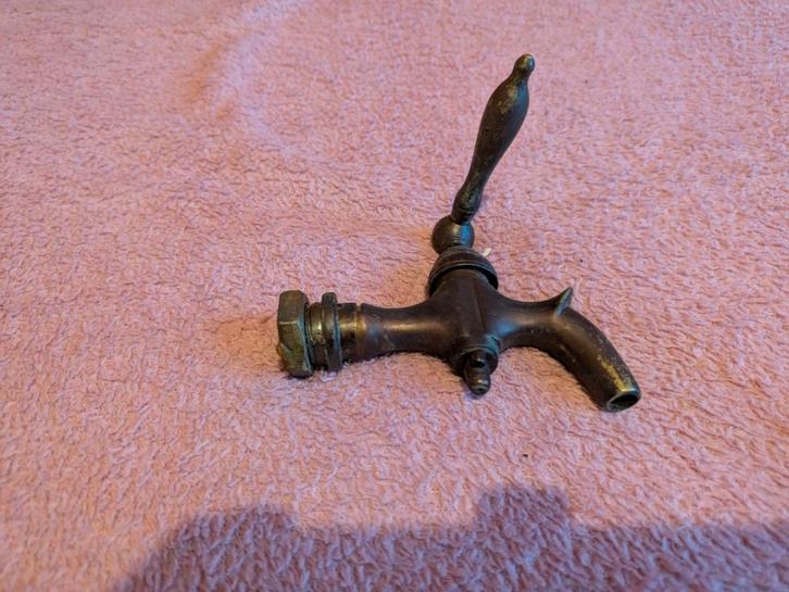 Oude Messing Mengkraan - Vintage Kraan, Antiek en Kunst, Antiek | Koper en Brons, Ophalen