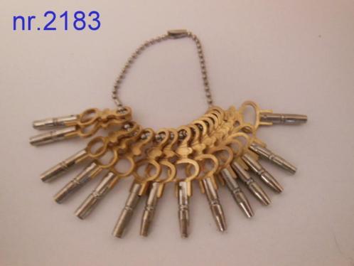 Compl. set zakhorloge sleutels 14 maten 0,95 - 2,00 mm., Antiek en Kunst, Antiek | Klokken, Ophalen of Verzenden