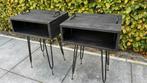 2x vintage nachtkastjes, Ophalen, Minder dan 45 cm, Nieuw, 55 tot 70 cm