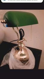 Klassieke Engelse Bankierslamp Notarislamp Messing Nieuw, Huis en Inrichting, Lampen | Tafellampen, Ophalen of Verzenden, Nieuw