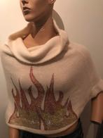 E.VIL stola met STRASS 100% cashmere origineel zgan, E.vil, Maat 46/48 (XL) of groter, Ophalen of Verzenden, J