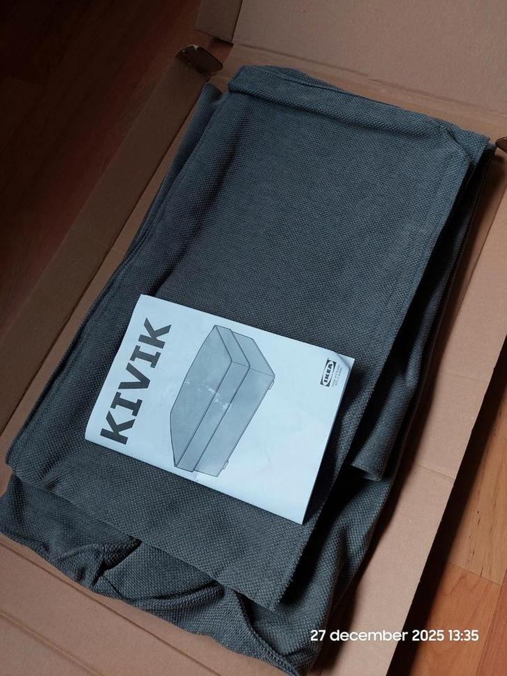 Hoes voor een Ikea Kivik voetenbank, Huis en Inrichting, Banken | Voetenbanken en Poefen, Nieuw, 75 tot 100 cm, 75 tot 100 cm