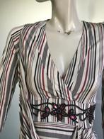 757 Superstar: tuniek blouse lang top Maat XS=34 grijs/rood, Ophalen of Verzenden, Zo goed als nieuw, Maat 34 (XS) of kleiner