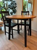 IKEA STEFAN Ronde tafel met 2 stoelen, Huis en Inrichting, Tafels | Eettafels, Ophalen, Gebruikt, 50 tot 100 cm, Rond