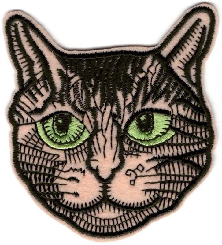 Poes Kat stoffen opstrijk patch embleem #3, Verzamelen, Overige Verzamelen, Nieuw, Verzenden