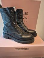 Shabbies Amsterdam Enkelboot - Stoer & Stijlvol maat 37, Shabbies Amsterdam, Zwart, Lage of Enkellaarzen, Ophalen of Verzenden