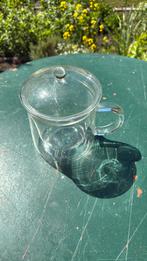 Dubbel Glazen Theepot Met Deksel Merk Spiegelau, Ophalen, Glas, Overige stijlen, Overige typen
