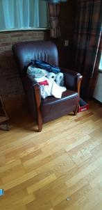 fauteuil, Huis en Inrichting, Fauteuils, Ophalen, Gebruikt, Minder dan 75 cm, Hout