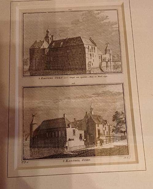 Ets Kasteel Oyen, Antiek en Kunst, Kunst | Etsen en Gravures, Verzenden