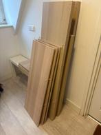 IKEA KALLAX open kast  wit + eikenkleur – 43 vakken, Ophalen, Zo goed als nieuw, Minder dan 150 cm, Minder dan 100 cm