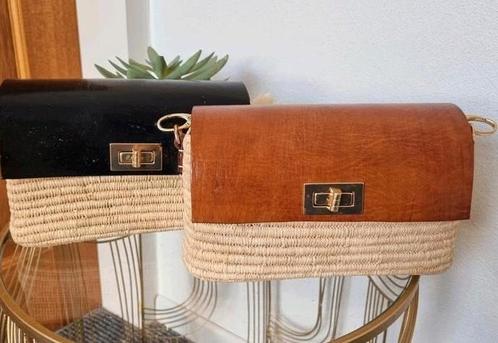 Raffia cross-body tas, handgemaakt chique schoudertas, Sieraden, Tassen en Uiterlijk, Tassen | Damestassen, Nieuw, Schoudertasje