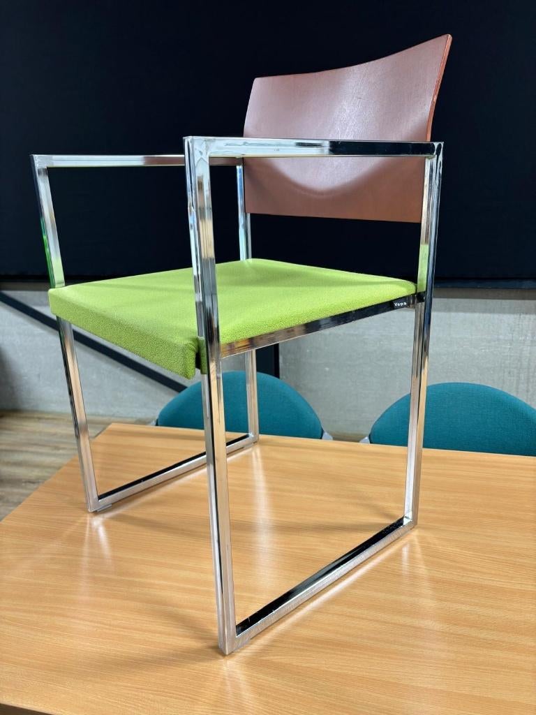 12 Vepa vergaderstoelen, Huis en Inrichting, Stoelen, Ophalen, Gebruikt, Overige kleuren, Vijf, Zes of meer stoelen