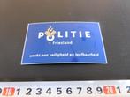 sticker Politie Friesland  PMA480*, Ophalen, Zo goed als nieuw, Sticker