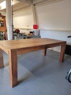 Massief teakhouten tafel, Ophalen, Gebruikt, Teakhout, 200 cm of meer