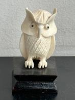 Aziatisch antiek handgemaakt Uil beeldje miniatuur, Ophalen of Verzenden