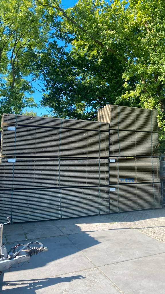 Steigerplanken Old look, Doe-het-zelf en Verbouw, Hout en Planken, Nieuw, Plank, Steigerhout, 250 tot 300 cm, 25 tot 50 mm, Geïmpregneerd