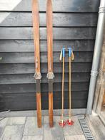 Antieke houten ski's en stokken, Antiek en Kunst, Ophalen
