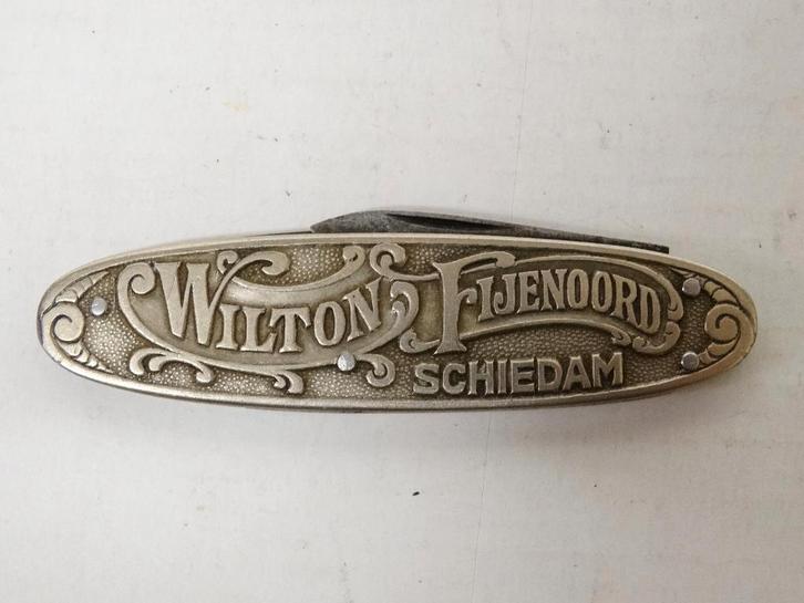 Wilton Fijenoord Schiedam oud vintage zakmes, Verzamelen, Scheepvaart, Zo goed als nieuw, Gebruiksvoorwerp, Motorboot, Ophalen of Verzenden