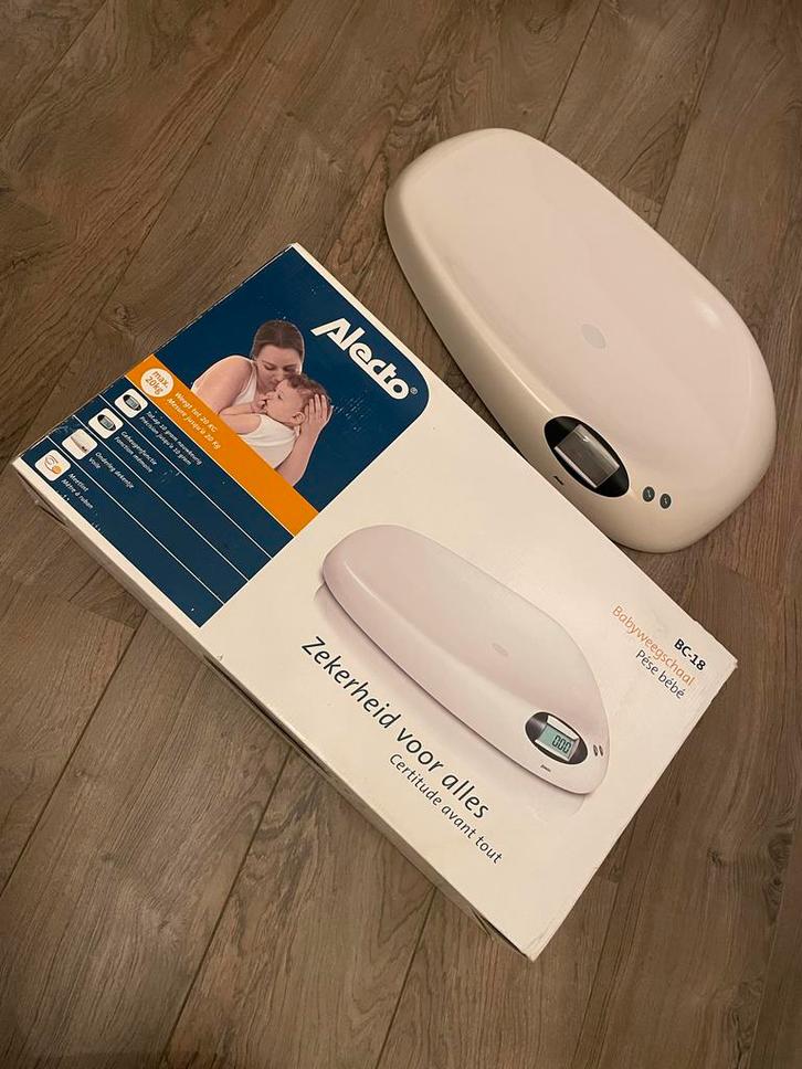 Alecto Babyweegschaal BC-18, Kinderen en Baby's, Kinderspulletjes, Zo goed als nieuw, Ophalen