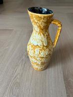 Vintage Scheurich vaas, ontwerp Heinz Siery modelnr. 274-21, Huis en Inrichting, Woonaccessoires | Vazen, Gebruikt, Geel, Aardewerk of Porselein