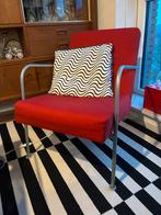 Retro IKEA PS 99 Stoel - Rode Bekleding, Ophalen, Gebruikt, Metaal, Eén