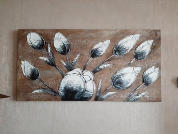 Schilderij bloemen beschikbaar voor biedingen