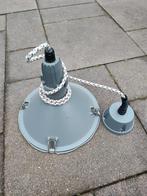 Industriële Aluminium Hanglamp - Ø26cm, Ophalen of Verzenden, Zo goed als nieuw, Metaal, Minder dan 50 cm