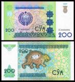 Oezbekistan 1997-2017, serie van 5 bankbiljetten (UNC)., Setje, Centraal-Azië, Verzenden