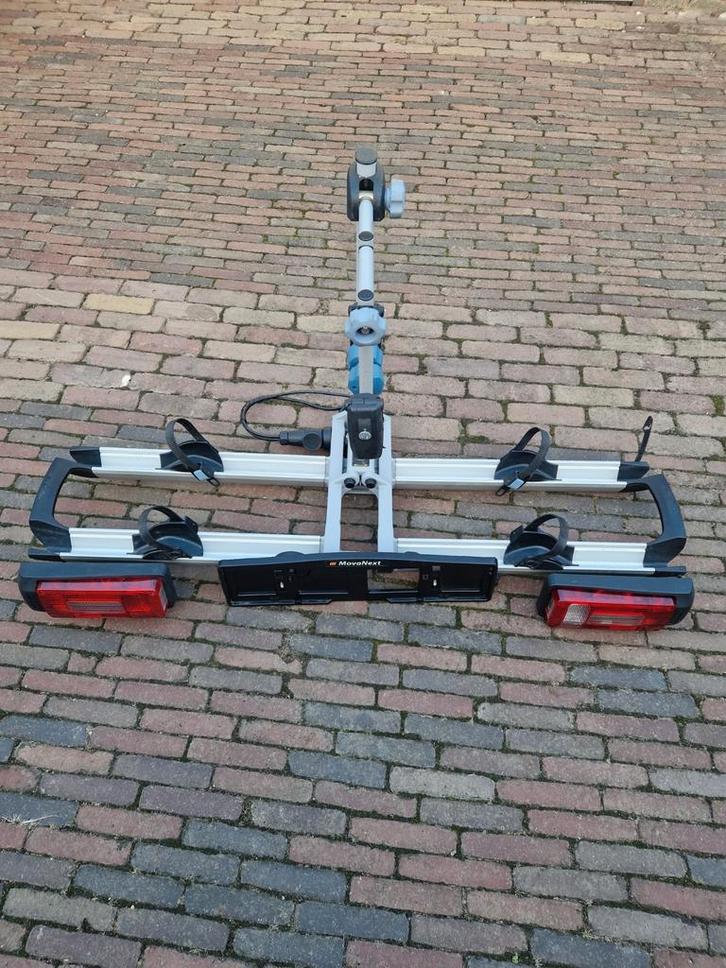Movanext Lux Fietsendrager - Trekhaak, Auto diversen, Fietsendragers, Gebruikt, Trekhaakdrager, 2 fietsen, Elektrische fiets, Ophalen of Verzenden
