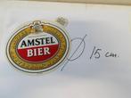 Amstel sticker (nr.1) Doorsnee 15 cm., Ophalen of Verzenden, Nieuw, Overige typen, Amstel