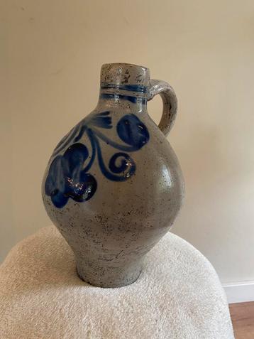 Duitse zoutgeglazuurde steengoedkan 29 cm omstreeks 1850 beschikbaar voor biedingen