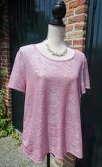 prachtige roze bling top H&M mt S (sterk oversized), Kleding | Dames, Tops, H&M, Ophalen of Verzenden, Zo goed als nieuw, Korte mouw