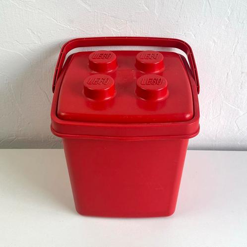 Rode LEGO opbergbak, Kinderen en Baby's, Speelgoed | Duplo en Lego, Zo goed als nieuw, Lego, Complete set, Ophalen of Verzenden