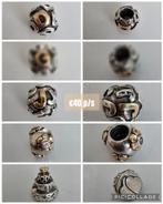 Schitterende bicolor Pandora bedels, zilver met 14k goud, Sieraden, Tassen en Uiterlijk, Ophalen of Verzenden, Zo goed als nieuw