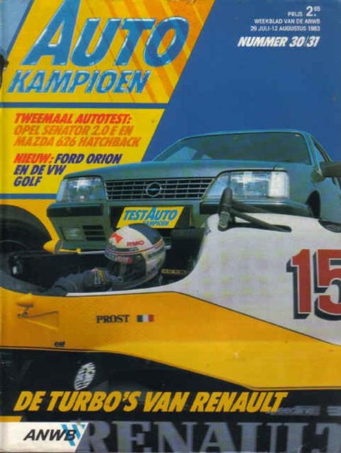 Autokampioen 30 31 1983 : Mazda 626 1.6 GLX - Opel Senator A, Boeken, Auto's | Folders en Tijdschriften, Gelezen, Algemeen, Ophalen of Verzenden