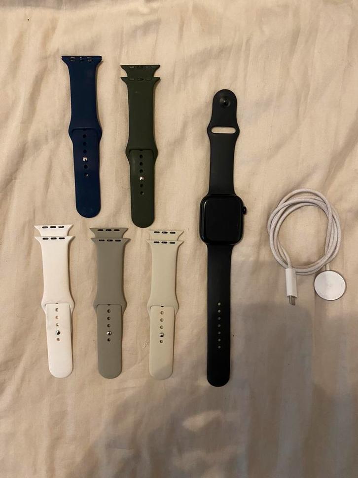 Apple Watch Serie 10 - 46 MM (incl. garantie), Sieraden, Tassen en Uiterlijk, Smartwatches, Zo goed als nieuw, iOS, Zwart, Ophalen of Verzenden
