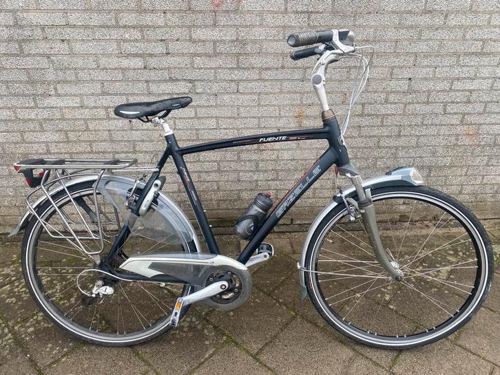 Gazelle herenfiets, Fietsen en Brommers, Fietsen | Heren | Herenfietsen, Zo goed als nieuw, Gazelle, 57 tot 61 cm, Versnellingen